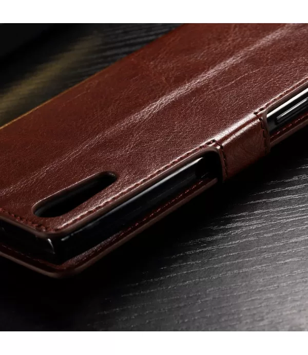 Kožna torbica futrola Sony xperia XZ