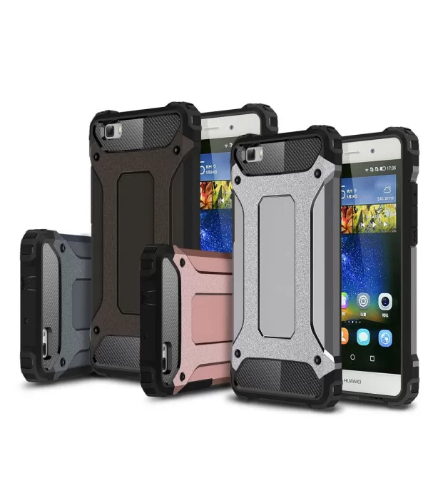 Silikonska + plastična torbica maska Huawei P8 lite