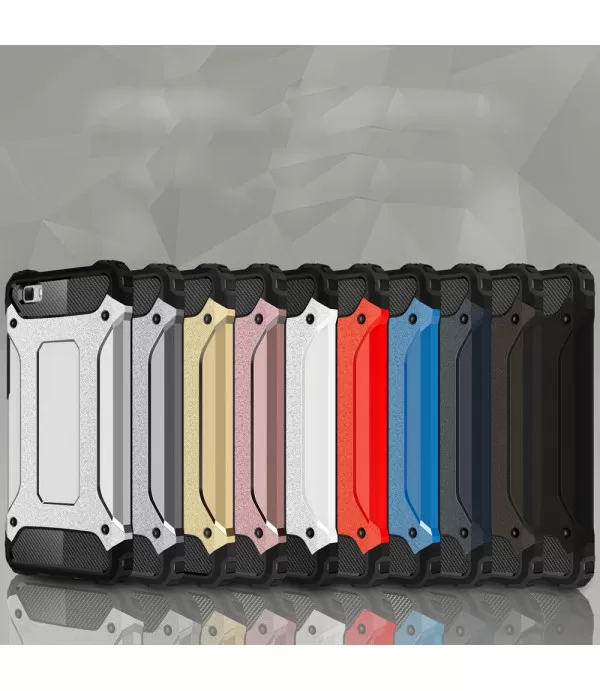Silikonska + plastična torbica maska Huawei P8 lite