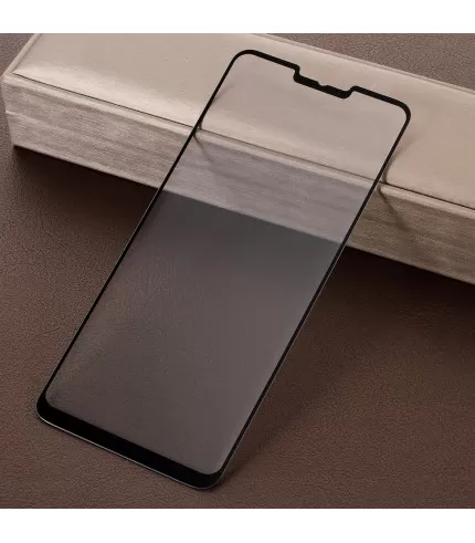 RURIHAI 3D kaljeno staklo od ruba do ruba crno za LG G7 ThinQ