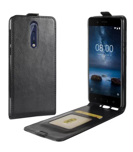 Kožna flip torbica futrola Nokia 8
