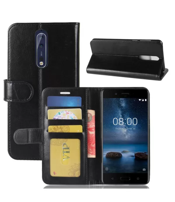 Kožna torbica futrola Nokia 8