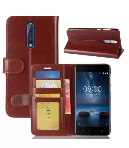 Kožna torbica futrola Nokia 8