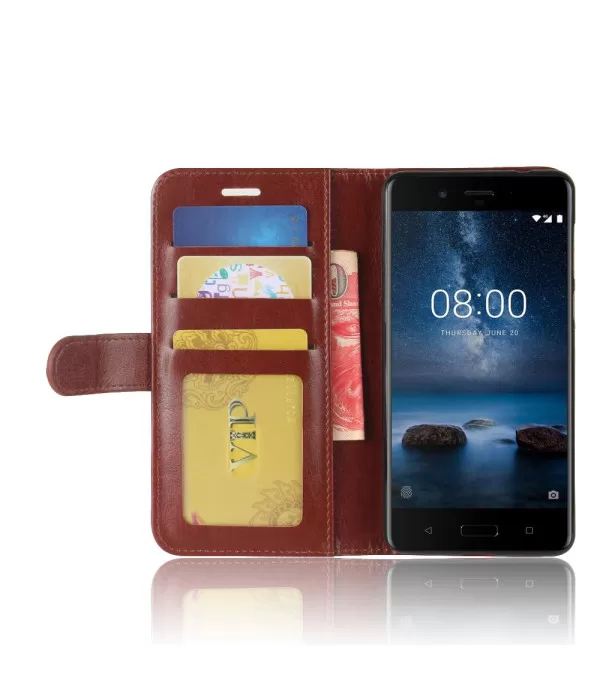 Kožna torbica futrola Nokia 8