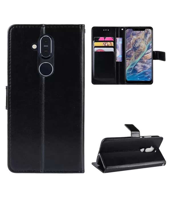 Kožna torbica futrola Nokia 8.1