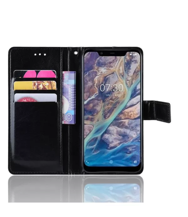 Kožna torbica futrola Nokia 8.1