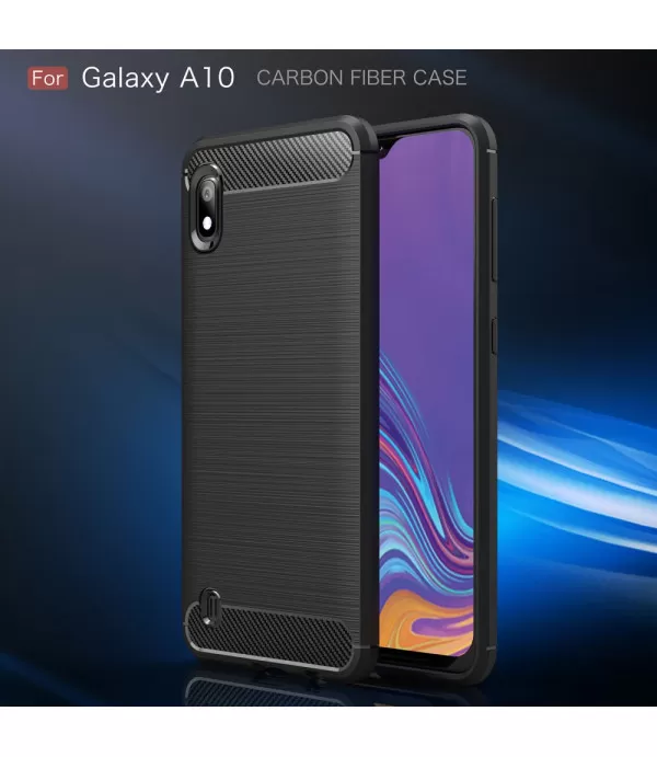 Carbon Brush silikonska zaštitna maska Samsung Galaxy A10