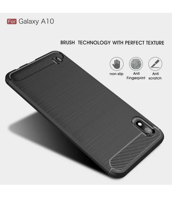 Carbon Brush silikonska zaštitna maska Samsung Galaxy A10