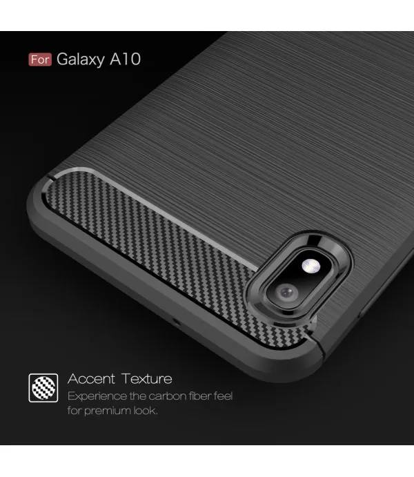 Carbon Brush silikonska zaštitna maska Samsung Galaxy A10