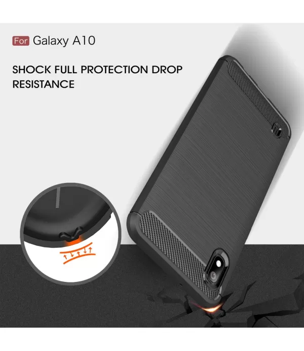 Carbon Brush silikonska zaštitna maska Samsung Galaxy A10