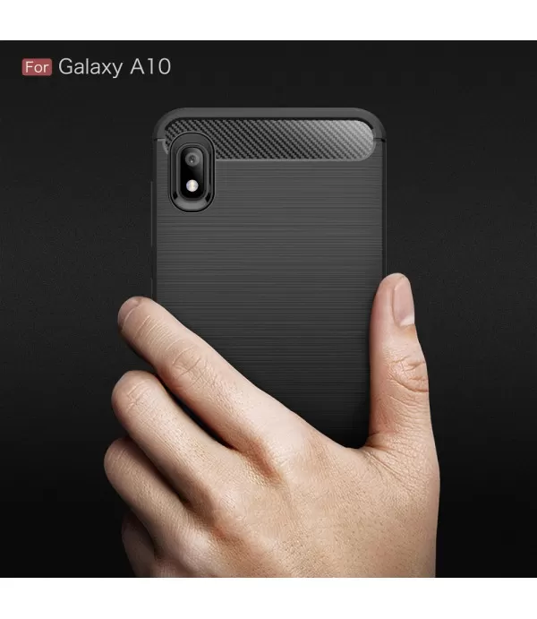 Carbon Brush silikonska zaštitna maska Samsung Galaxy A10
