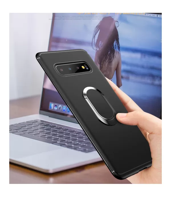 Silikonska zaštitna maska s magnetnim prstenom Samsung Galaxy S10 Plus