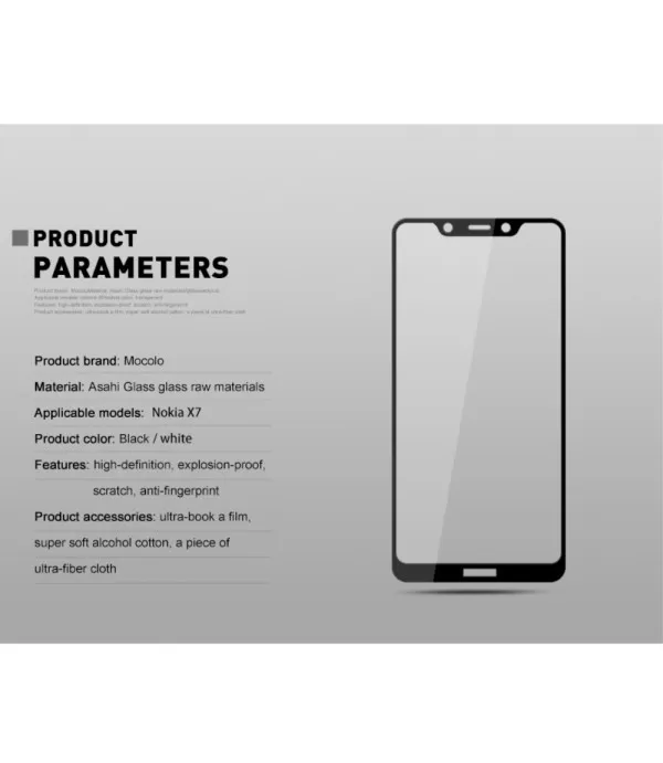 RURIHAI Premium zaštitno kaljeno staklo Nokia 8.1