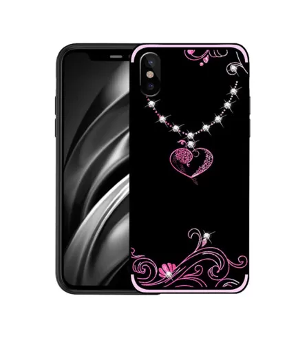 Silikonska maska s kristalima NXE za iPhone X