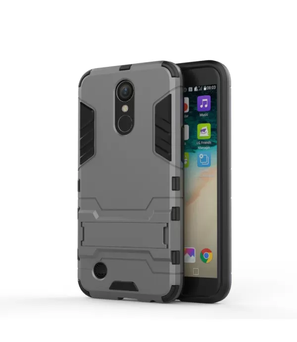 Silikonska + plastična torbica maska LG K10 (2017)