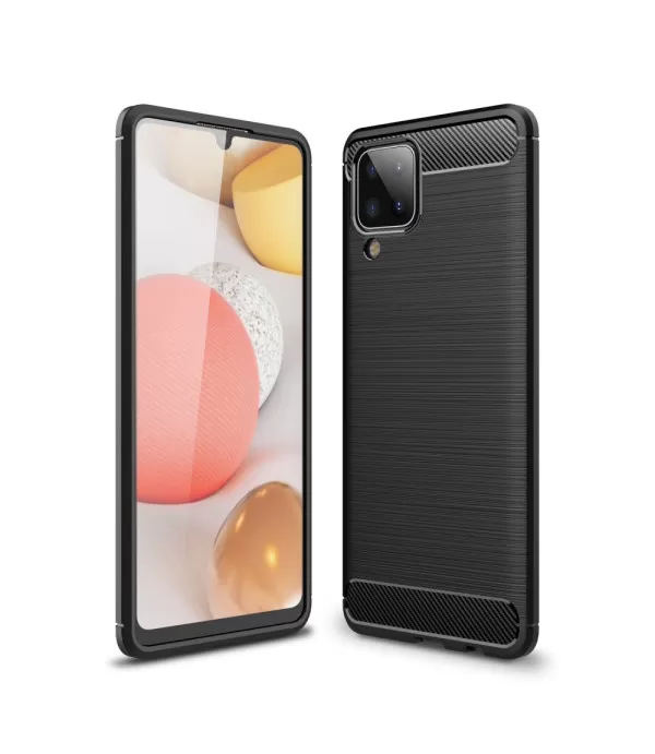 Carbon Brush silikonska zaštitna maska Samsung Galaxy A12