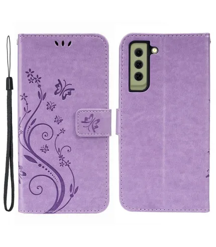 Leptiri dizajn preklopna torbica futrola Samsung Galaxy S21 FE 5G
