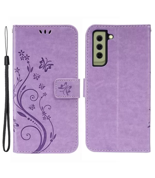 Leptiri dizajn preklopna torbica futrola Samsung Galaxy S21 FE 5G
