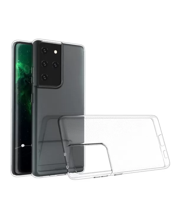 Prozirna silikonska zaštitna maska Samsung Galaxy S21 Ultra