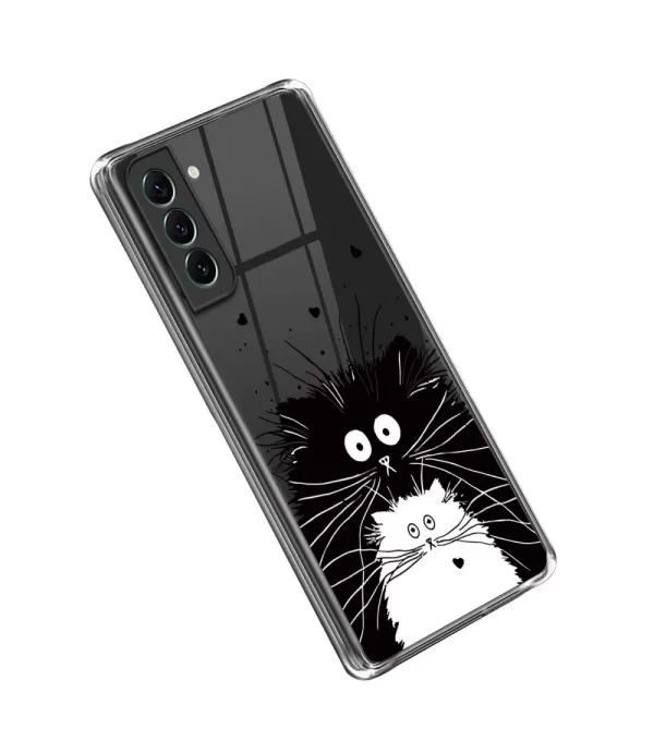 Dvije mačke dizajn silikonska zaštitna maska Samsung Galaxy S23 5G