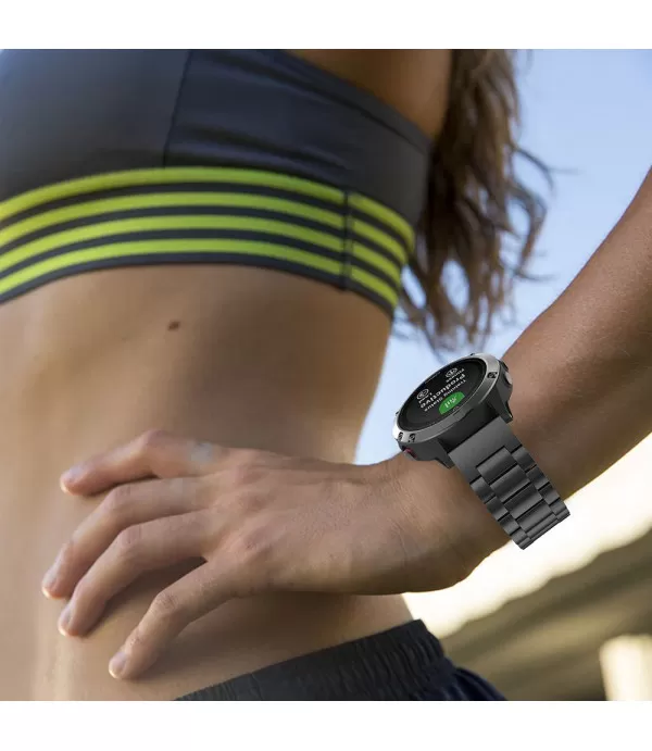 Metalni titan zamjenski remen za sat za Garmin Fenix ​​7X / 6X / Fenix ​​5X / Fenix ​​3