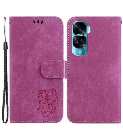 Tigrić dizajn novčanik preklopna torbica futrola za Honor 90 Lite