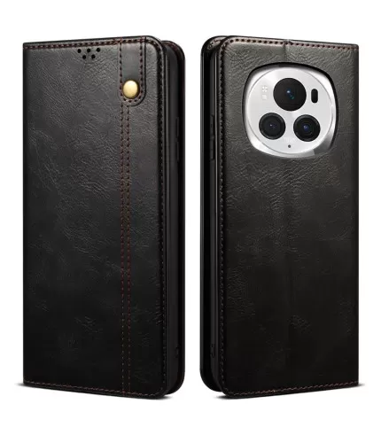 Crazy Horse Waxy preklopna torbica futrola za Honor Magic6 Pro 5G