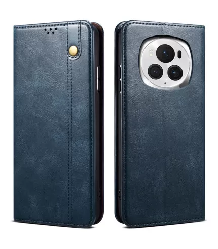 Crazy Horse Waxy preklopna torbica futrola za Honor Magic6 Pro 5G