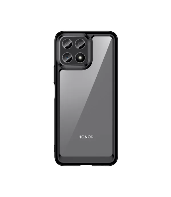 Hybrid prozirna maskica sa crnim rubom za Honor X8