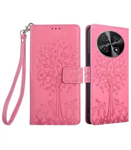  Drvo dizajn preklopna torbica futrola za Huawei Nova 12i 4G