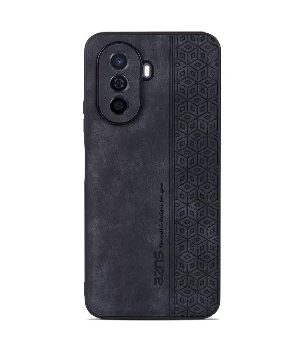 Silikonska maskica za Huawei nova Y70 4G obložena PU kožom s uzorkom