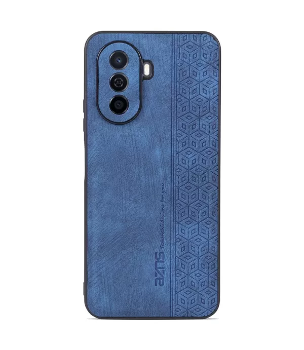 Silikonska maskica za Huawei nova Y70 4G obložena PU kožom s uzorkom