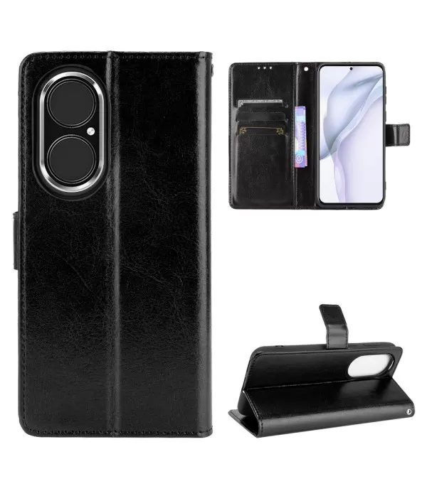 Crazy Horse preklopna kožna torbica futrola Huawei P50 Pro