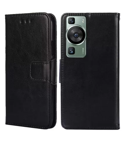 Crazy Horse preklopna kožna torbica futrola Huawei P60 Pro / P60