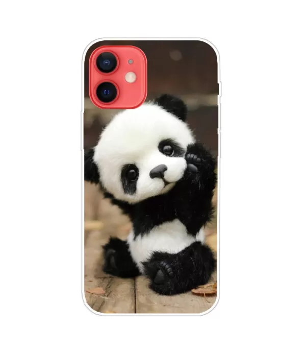 Cute Panda silikonska zaštitna maska Apple iPhone 13 mini