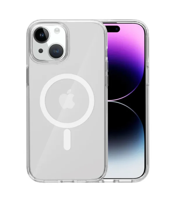 Magsafe prozirna silikonska maskica za Apple iPhone 15