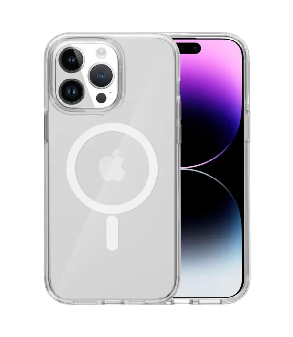 Magsafe prozirna silikonska maskica za Apple iPhone 15 Pro