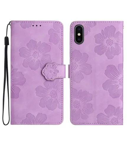 Cvijeće dizajn preklopna torbica futrola Apple iPhone XS