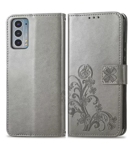 Cvijeće dizajn preklopna torbica futrola Motorola Moto Edge 20