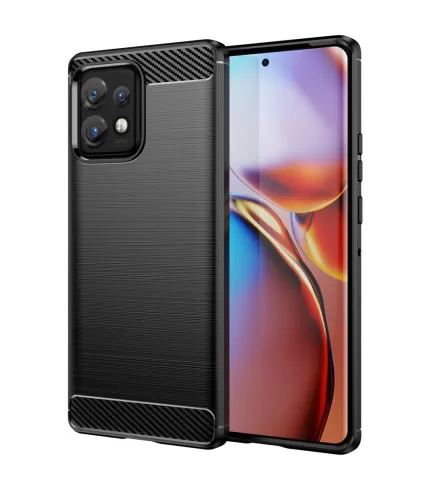 Carbon Brush silikonska zaštitna maskica Moto Edge 40 Pro 5G