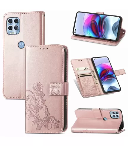 Cvijeće dizajn preklopna torbica futrola za Motorola Moto G100, Edge S