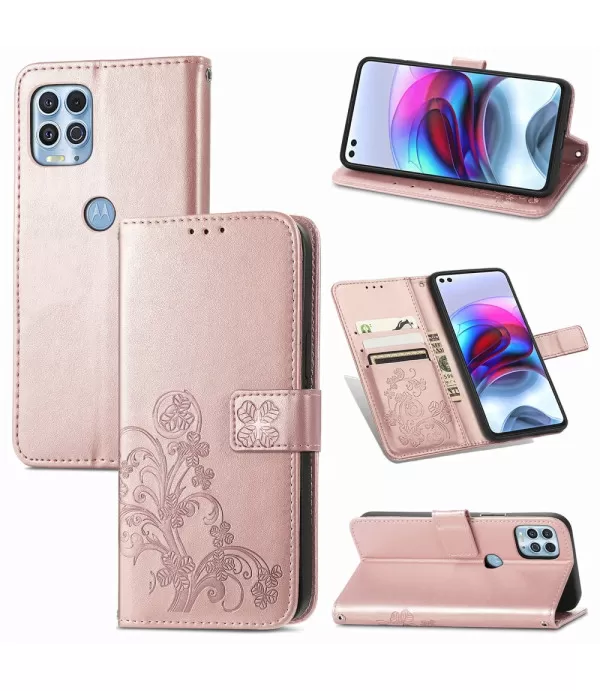 Cvijeće dizajn preklopna torbica futrola za Motorola Moto G100, Edge S