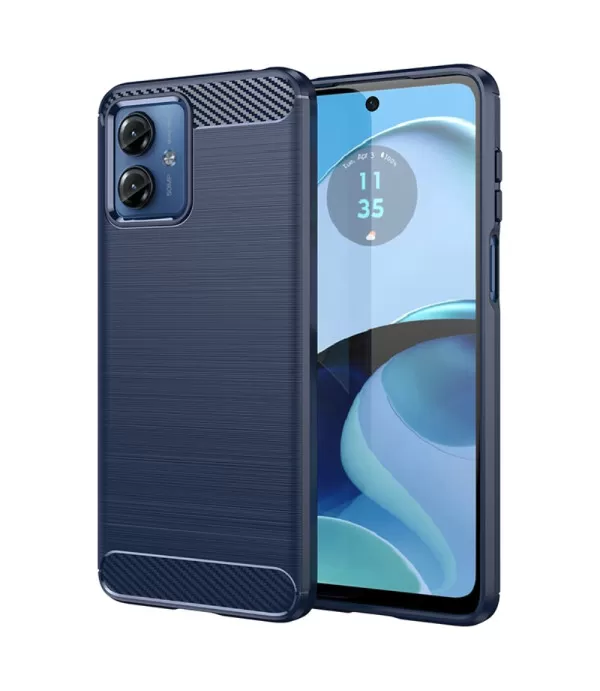 Carbon Brush silikonska zaštitna maskica Motorola Moto G14 4G