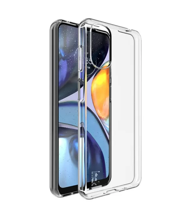 IMAK prozirna silikonska zaštitna maskica Moto G22 4G