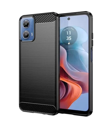 Carbon Brush silikonska zaštitna maskica Motorola Moto G34 5G
