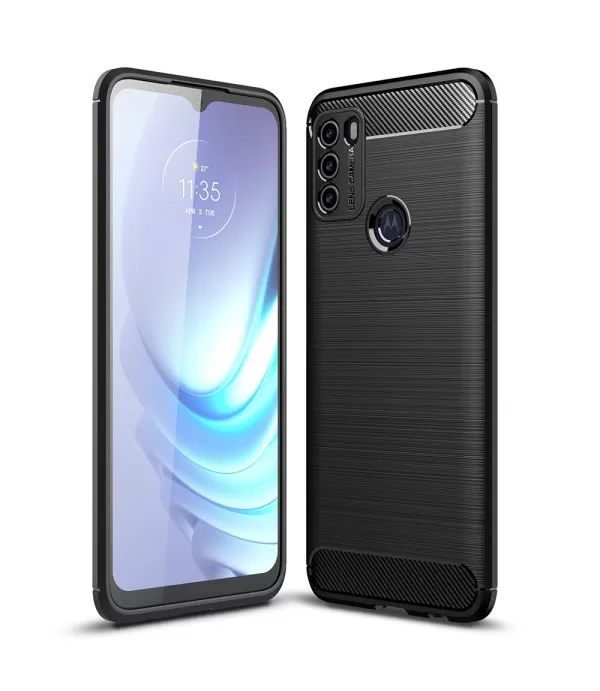 Carbon Brush silikonska zaštitna maskica Moto G50