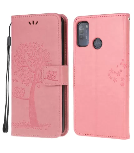 Dvije sove preklopna torbica futrola Motorola Moto G50