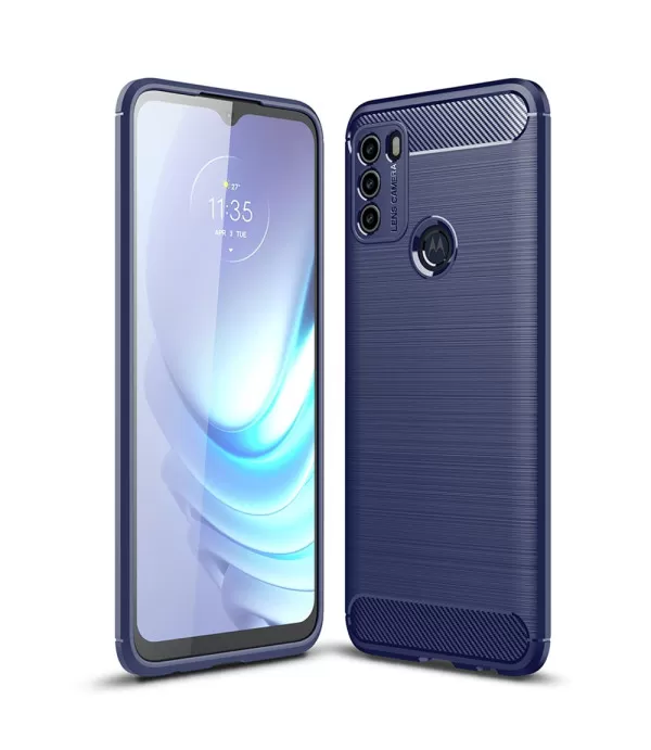 Carbon Brush silikonska zaštitna maskica Moto G50