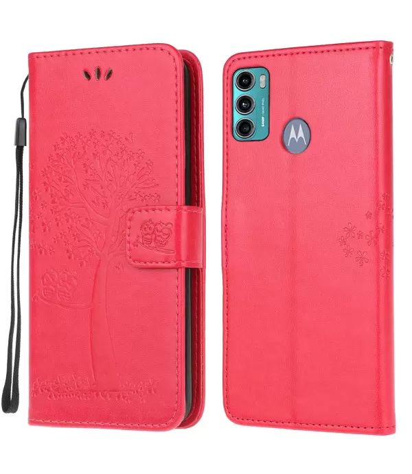Dvije sove preklopna torbica futrola Motorola Moto G60 / G40