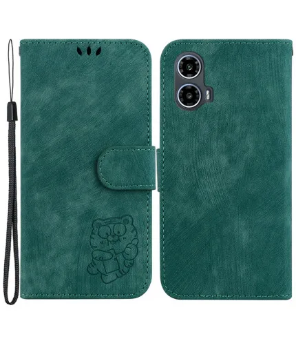 Tigrić diizajn preklopna torbica futrola Motorola Moto E14 4G